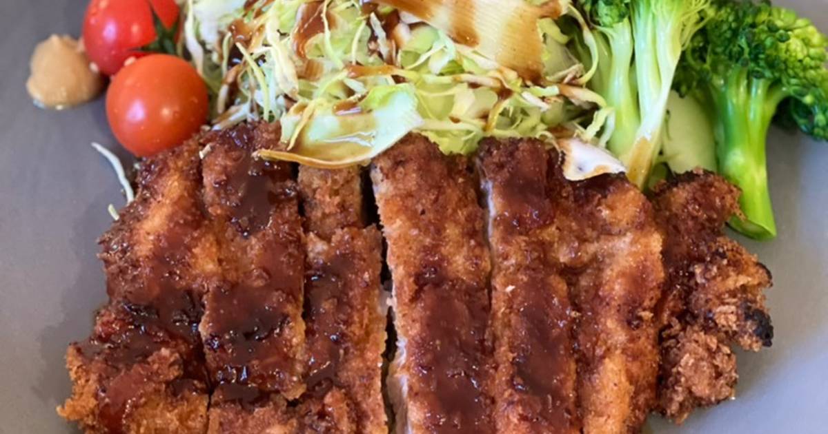 Tonkatsu Japanese Pork Schnitzel Recipe by tomo_ya Cookpad