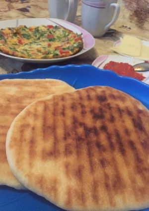 صورة لوصفة خبزة الطاوة 🍳
