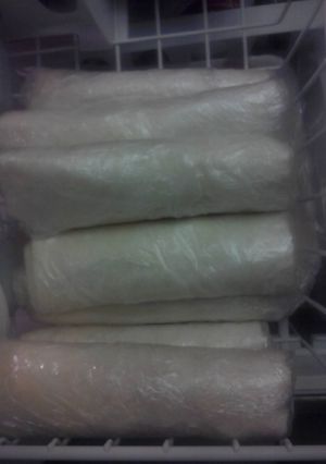 A picture of Freezer Bulk Breakfast Burritos.