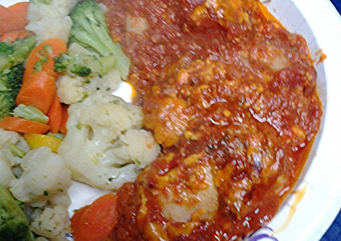 Step-by-Step Guide to Make Perfect Stewed chicken in tomatoes