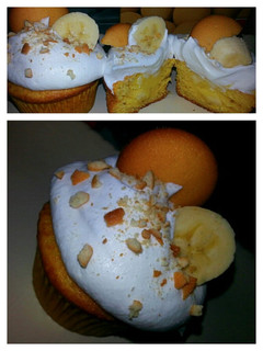 A picture of Banana Pudding Cupcakes.