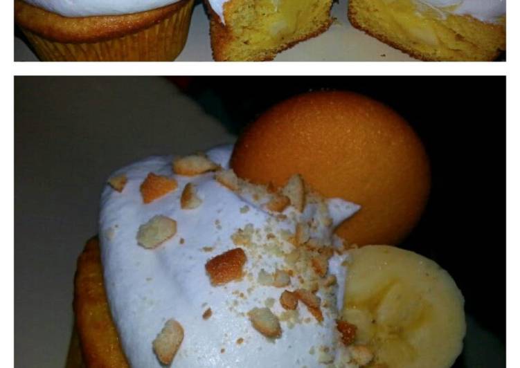 Steps to Make Quick Banana Pudding Cupcakes