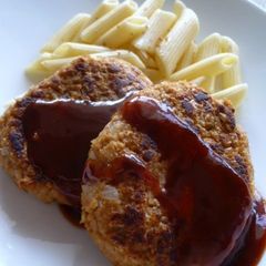 A picture of Soy Meat Hamburgers.
