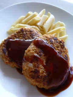 A picture of Soy Meat Hamburgers.