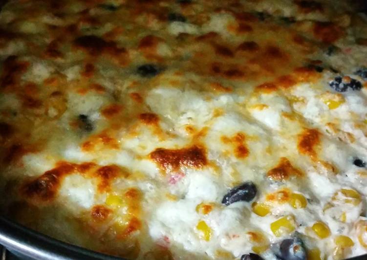 Recipe of Super Quick Homemade ????Southwestern Cheesy Corn Bake????