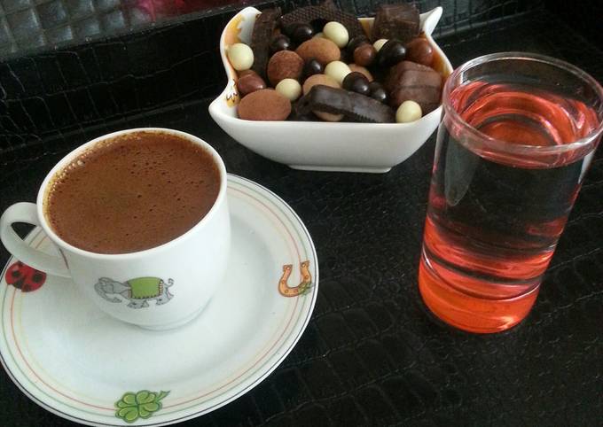 Turkish Coffee (Türk Kahvesi) and details as well as with fragrance Recipe  by HappyFood - Cookpad