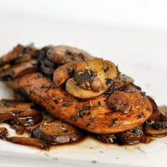 A picture of Balsamic Mushroom Chicken.