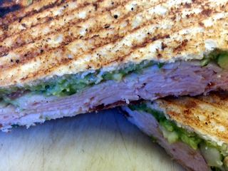Leftover Turkey Panini