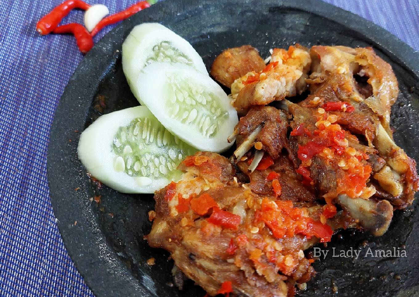 Ayam Penyet Bumbu Racik