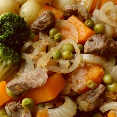 A picture of Vickys Venison Cider Casserole, GF DF EF SF NF.