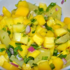 A picture of Savory Pineapple Mango Salsa.