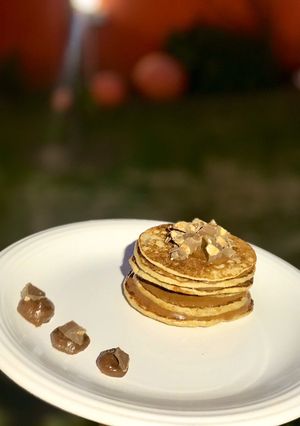 Una foto de Pancakes veganos !!!