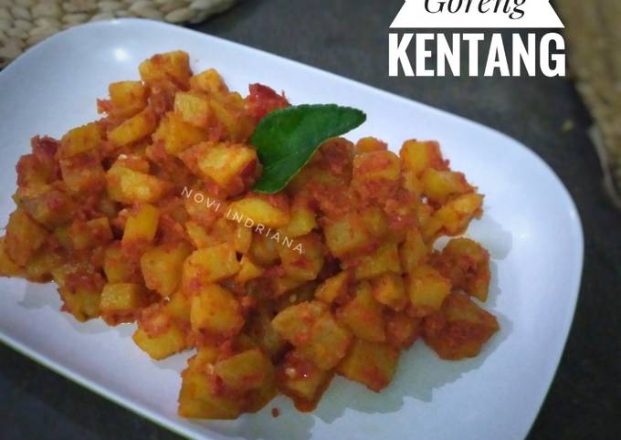 Standar Resep membuat Sambal Goreng Kentang Minimalis. No Santan No Ribet untuk Idul Fitri yang lezat