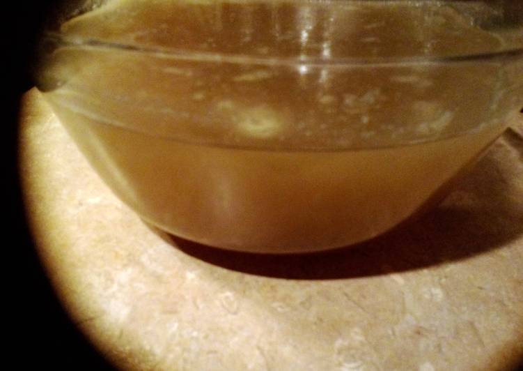 Simple Way to Prepare Homemade Pressure cooker chicken stock