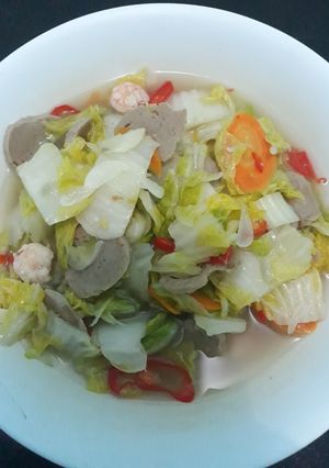 Foto resep Tumis sawi putih
