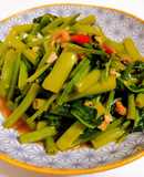 🇹🇭【在地食材】泰式蝦醬空心菜