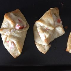 A picture of Crab-Filled Crescent Wontons.