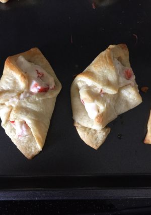 A picture of Crab-Filled Crescent Wontons.