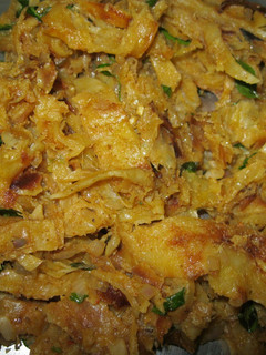 A picture of Egg fried chapati.
