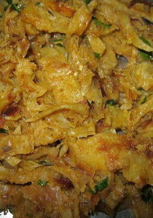 A picture of Egg fried chapati.
