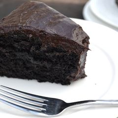 A picture of Chocolate Avocado Buttercream Frosting.
