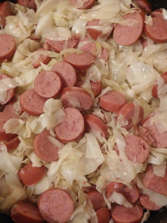 A picture of Fried cabbage.