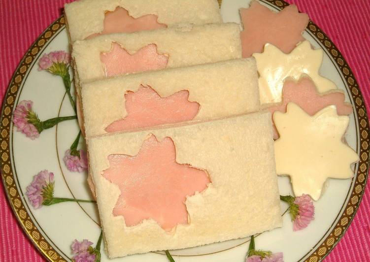 Step-by-Step Guide to Prepare Super Quick Homemade Cherry Blossom Viewing Sakura Sandwiches