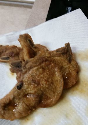 A picture of Homemade pork chops.