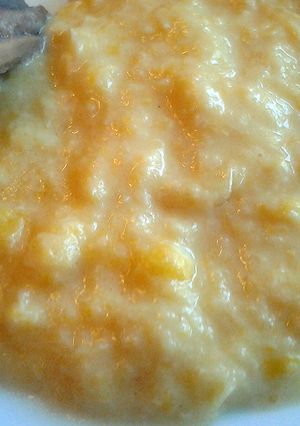 A picture of Creamed corn.