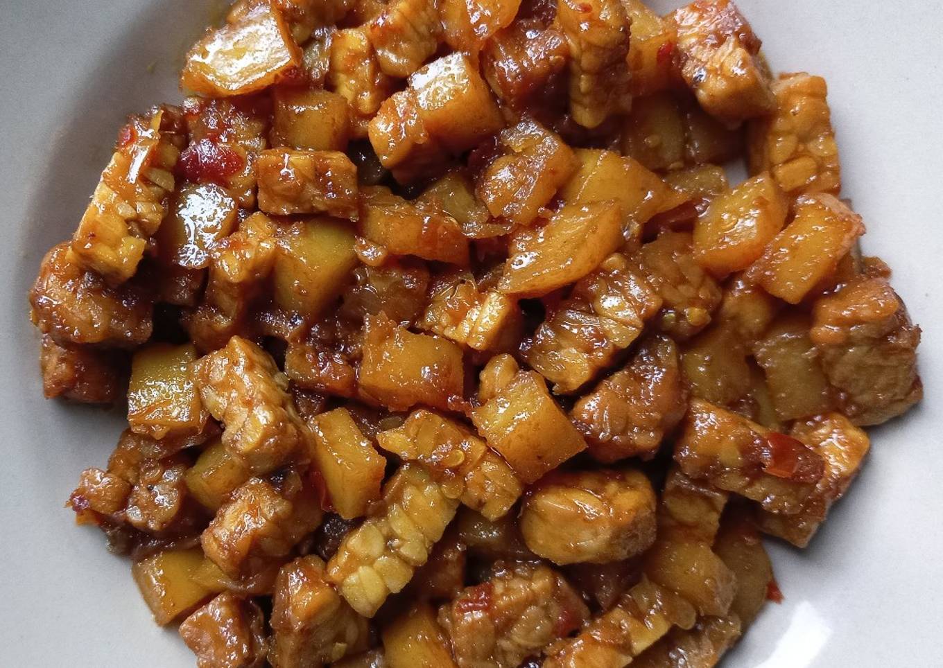 Sambal Goreng Tempe dan Kentang