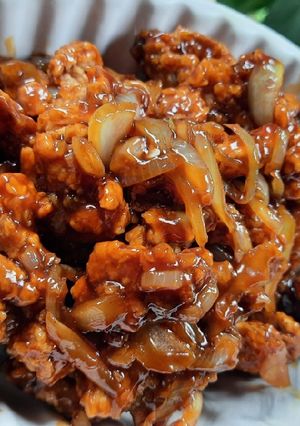 Foto resep Ayam goreng tepung saus mentega