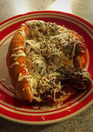 A picture of Easy Cheesy Meatball Subs.