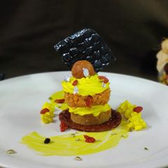 A picture of Carrot halwa rabdi delight.