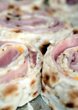 A picture of Sig's New Yorker Pinwheels.