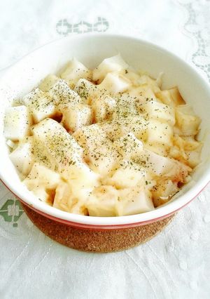 A picture of Quick and Simple Microwave Mochi Gratin.