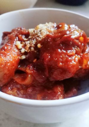 Foto resep Yangnyeom chicken (양념치킨) spicy korean fried chicken