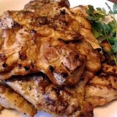 A picture of Greek Spice Grilled Chicken Thighs.