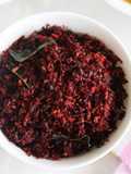 Kerala style beetroot thoran