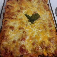 A picture of Turkey Spinach Lasagna.