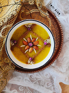 عکسی از دستور شله زرد فوری(شله زرد با جو پرک)