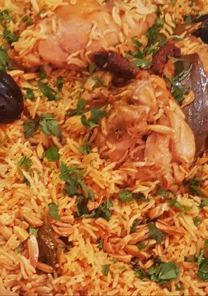 صورة لوصفة كبسة من ام زيد صلاح