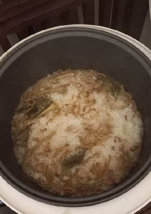 Foto resep Nasi Liwet Rice Cooker