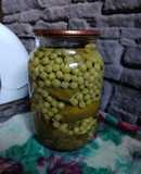 Огірочки з зеленим горошком на зиму 🥒