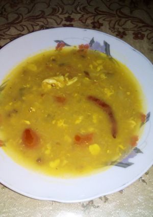 ডিম দিয়ে রান্না করা ডাল, রেসিপির প্রধান ছবি