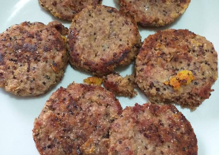 Mini burger di Quinoa e carne