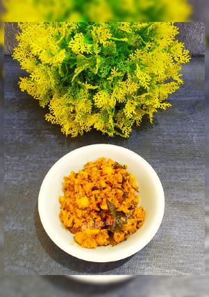A picture of Gajar ka achar.