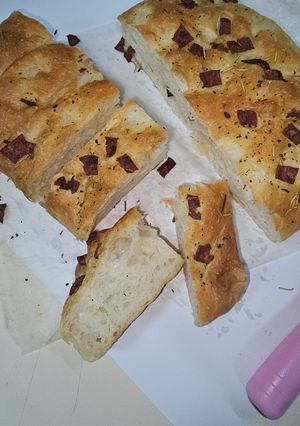 Gambar Focaccia with Beef Strips