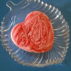 A picture of Strawberry ice cream cake.
