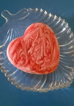 A picture of Strawberry ice cream cake.