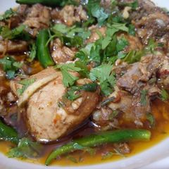 A picture of Balochi Chicken Karahi.